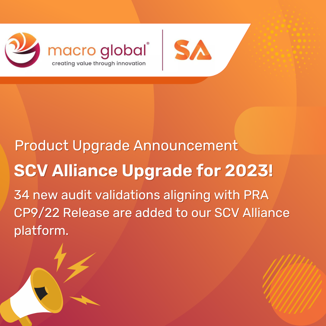 SCV Alliance FSCS SCV Audit Platform Product Upgrade Notification 2023!