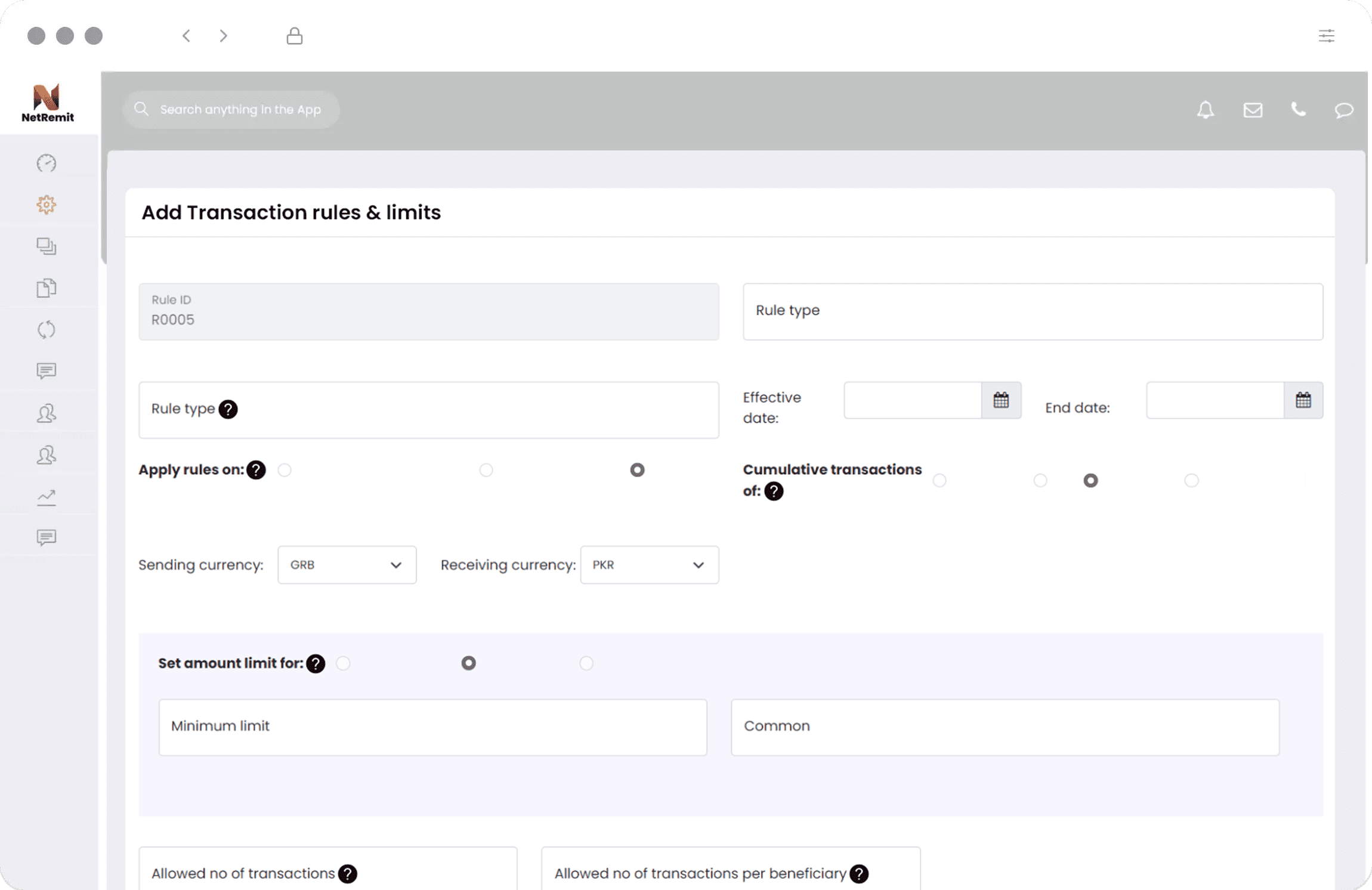 Instant rate updates for multi-currency